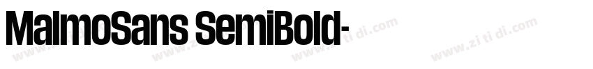 MalmoSans SemiBold字体转换 MalmoSans SemiBold字体转换